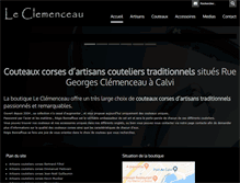 Tablet Screenshot of leclemenceaucalvi.com